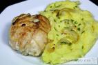Recept Francúzska cesnačka - kuracia rolka - návrh na servírovanie