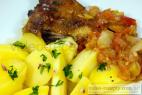 Recept Kuracie stehná na cesnaku - kura - návrh na servírovanie