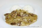 Recept Kuracia pečeň s údeninou - hydinová pečeň s údeninou